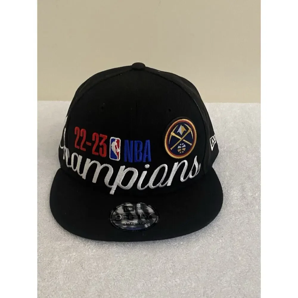 Denver Nuggets New Era 2023 NBA Finals Champions Locker Room 9FIFTY Snapback Hat